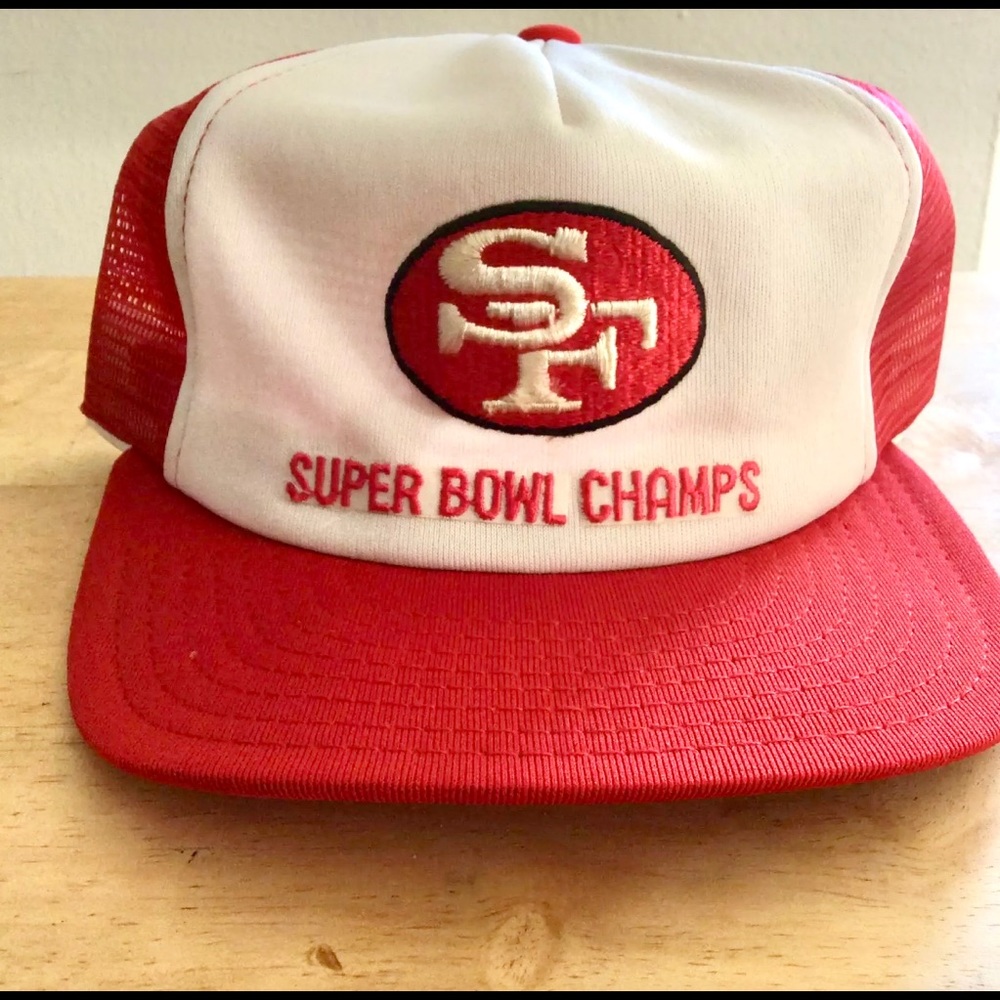 VTG Lucky Stripes Hat SF 49ers Super Bowl Champs